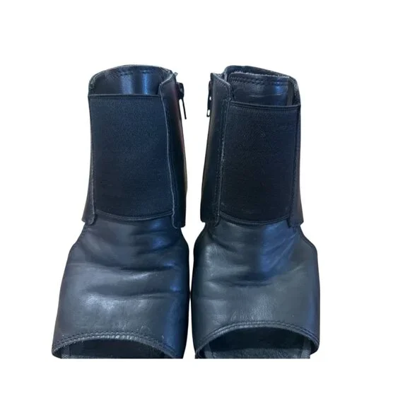 Sorel Joanie II Bootie Platform Sandals Womens 9 Black Cut Out Comfort Zipper - Picture 8 of 14